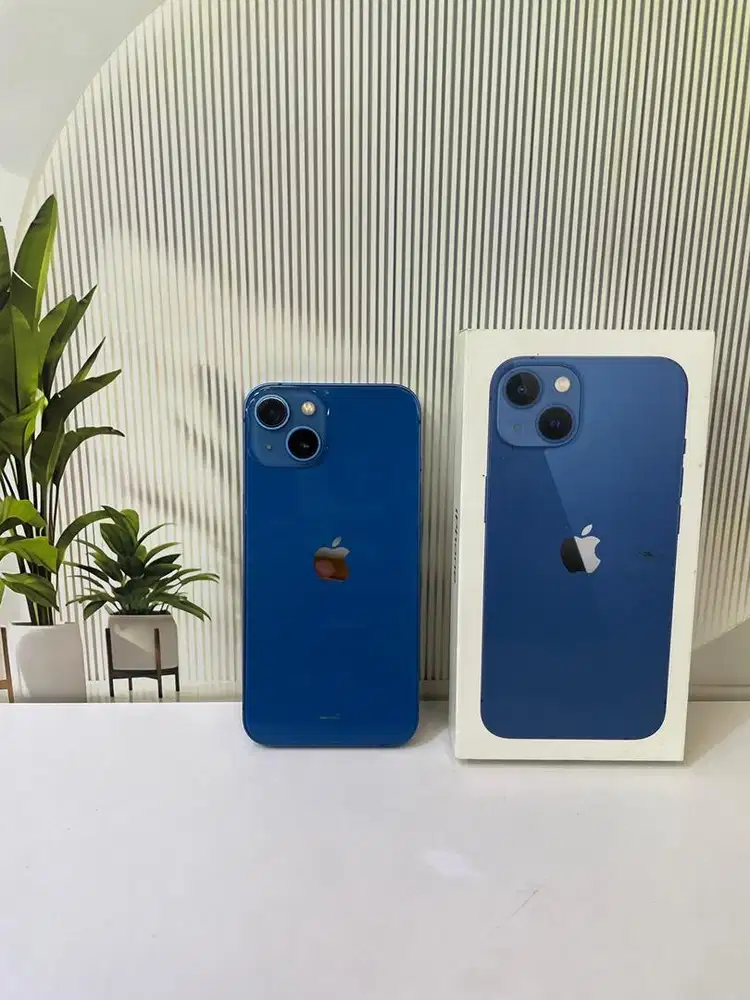 Iphone 13 256 biru ibox fullset
