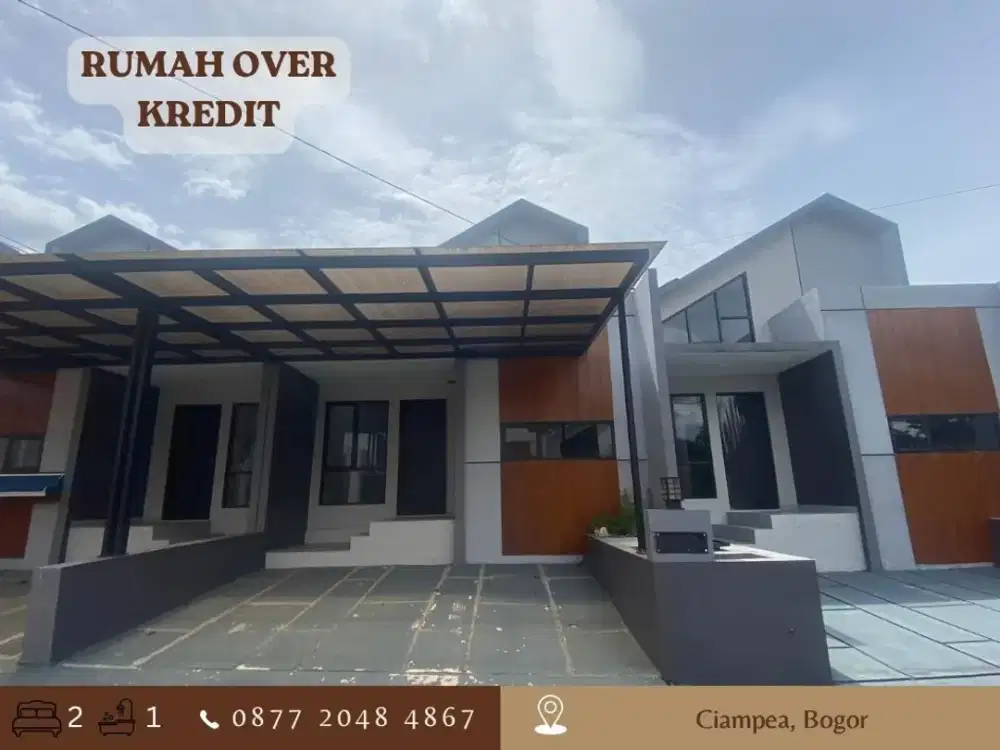 Over Kredit Rumah dkt Kampus IPB 59JT di Geriya Selaras Ciampea Bogor