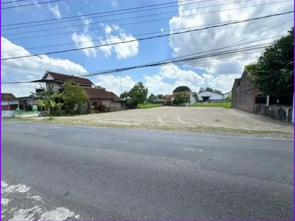 Jual Tanah Jogja di Berbah Dekat Jl. Raya Solo-Jogja