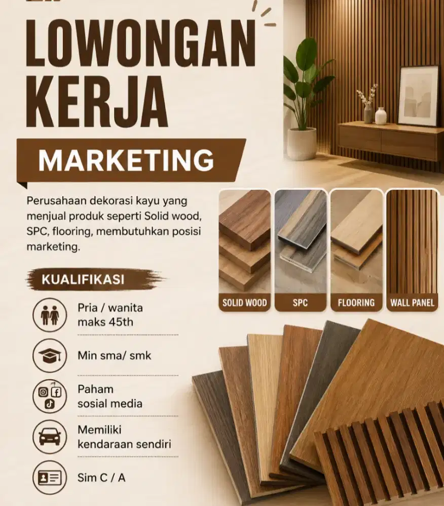 Dibutuhkan Segera!!