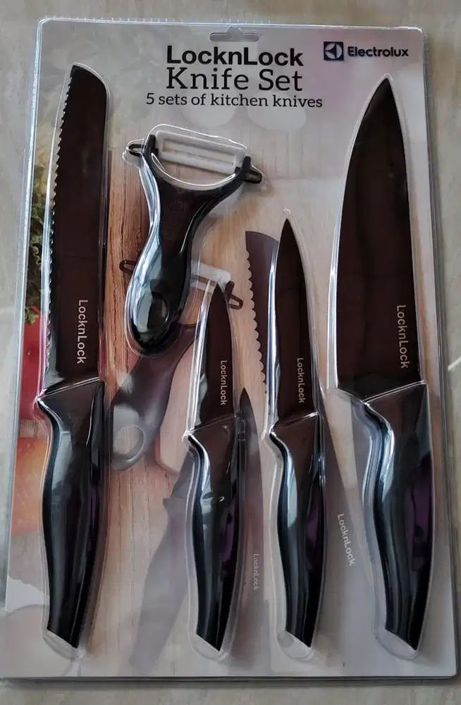 NEW Lock n Lock Knife Set