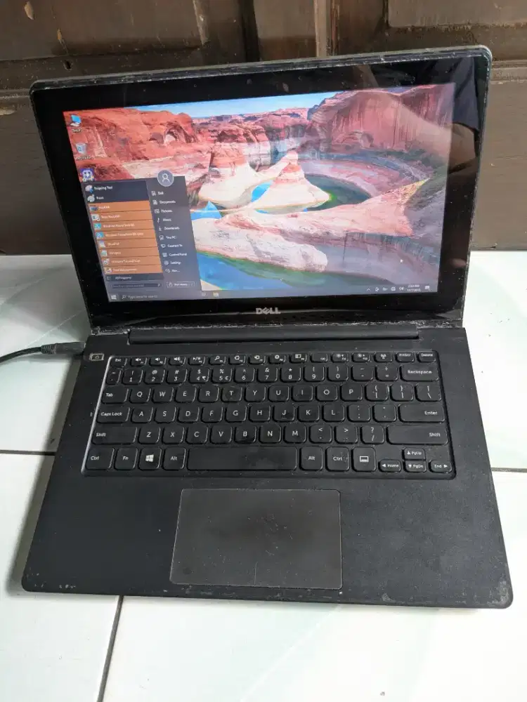 Laptop Dell Inspiron 3137 Ram 4 Layar Sentuh Minus Batre Sambil Cas