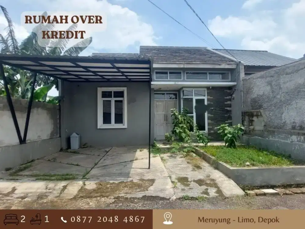 Rumah Over Kredit dkt Tol Limo 93JT di Mutiara Makmur Residence Depok