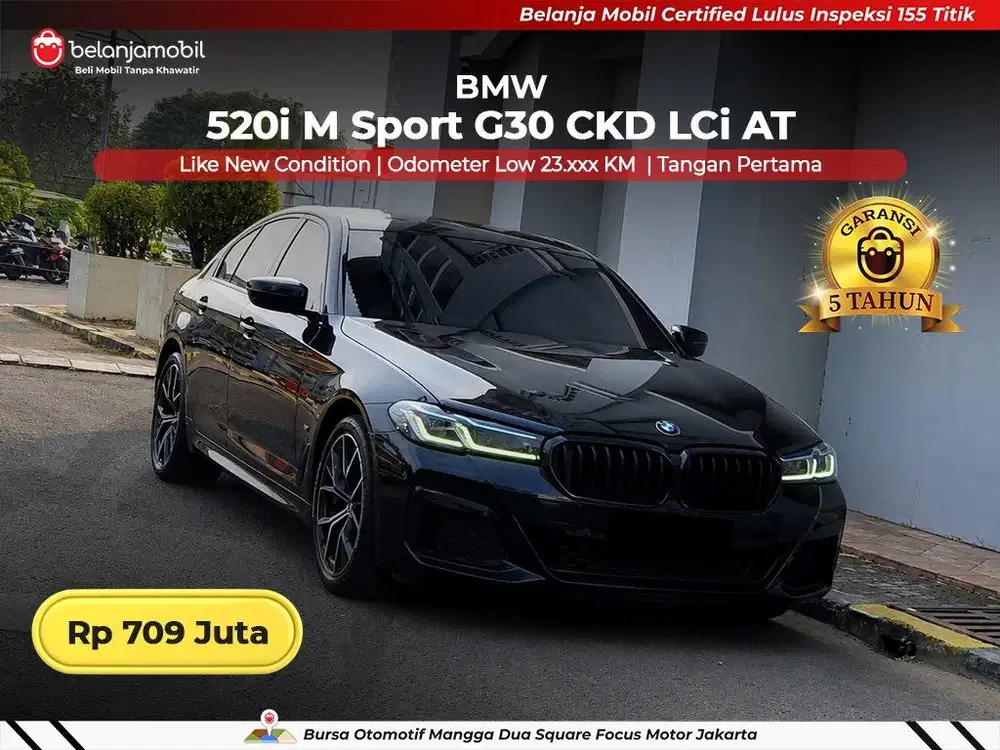 [ LOW KM ] BMW 520i 520 i M Sport G30 LCi AT 2023/2024