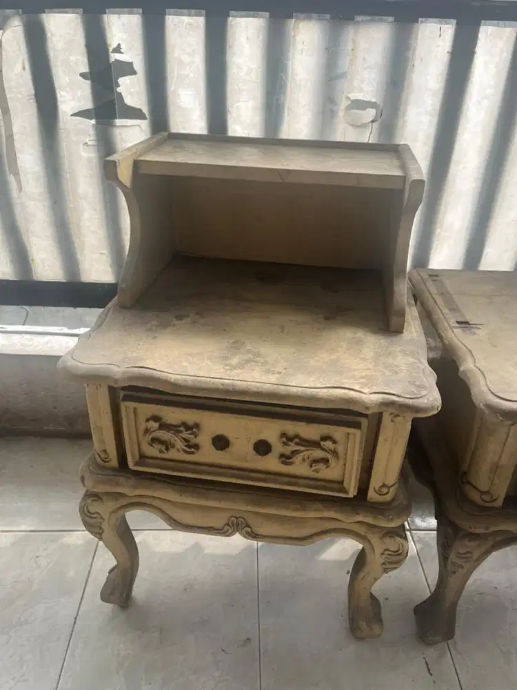 meja kayu jati bekas