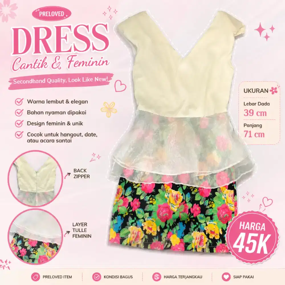 DRESS FEMINI PRELOVED FEMINIM