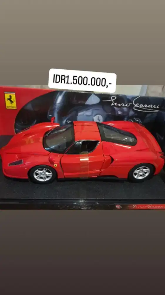 Dijual, #WTS. Die cast Hot weels skala 1/18 Ferrari