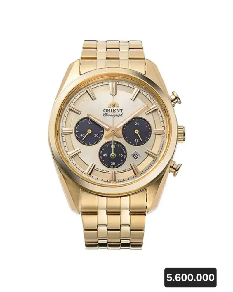 Orient crono  full  gold