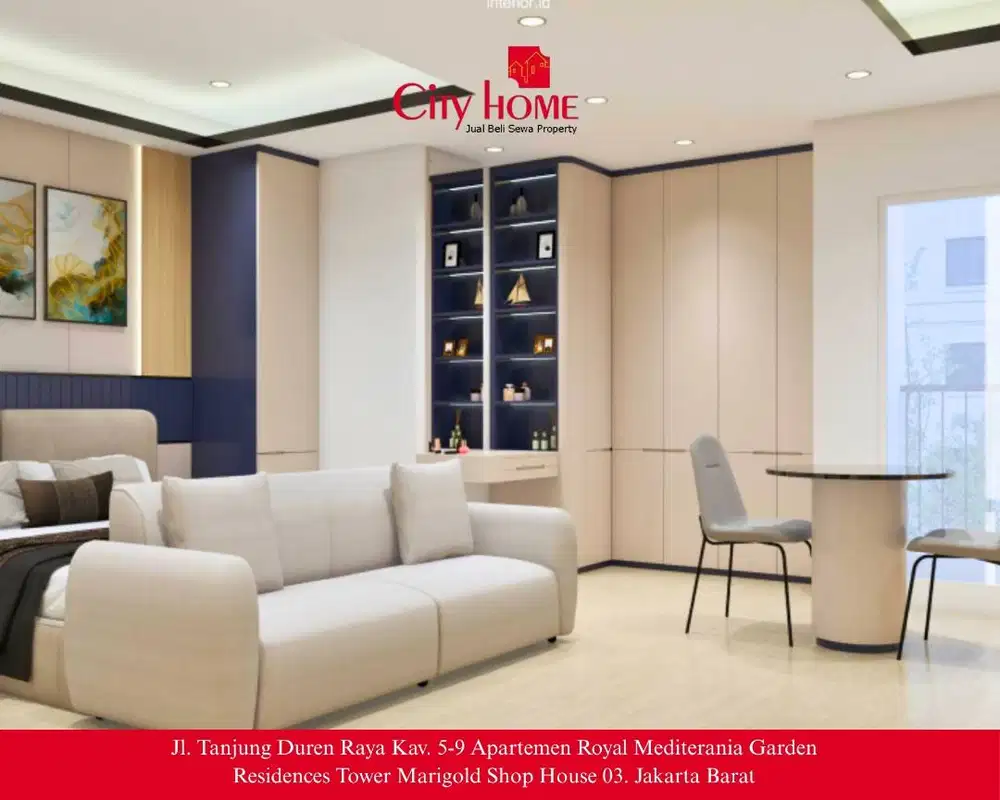 Studio Luas 42 m² Renovasi Mewah & SHM – Tanjung Duren