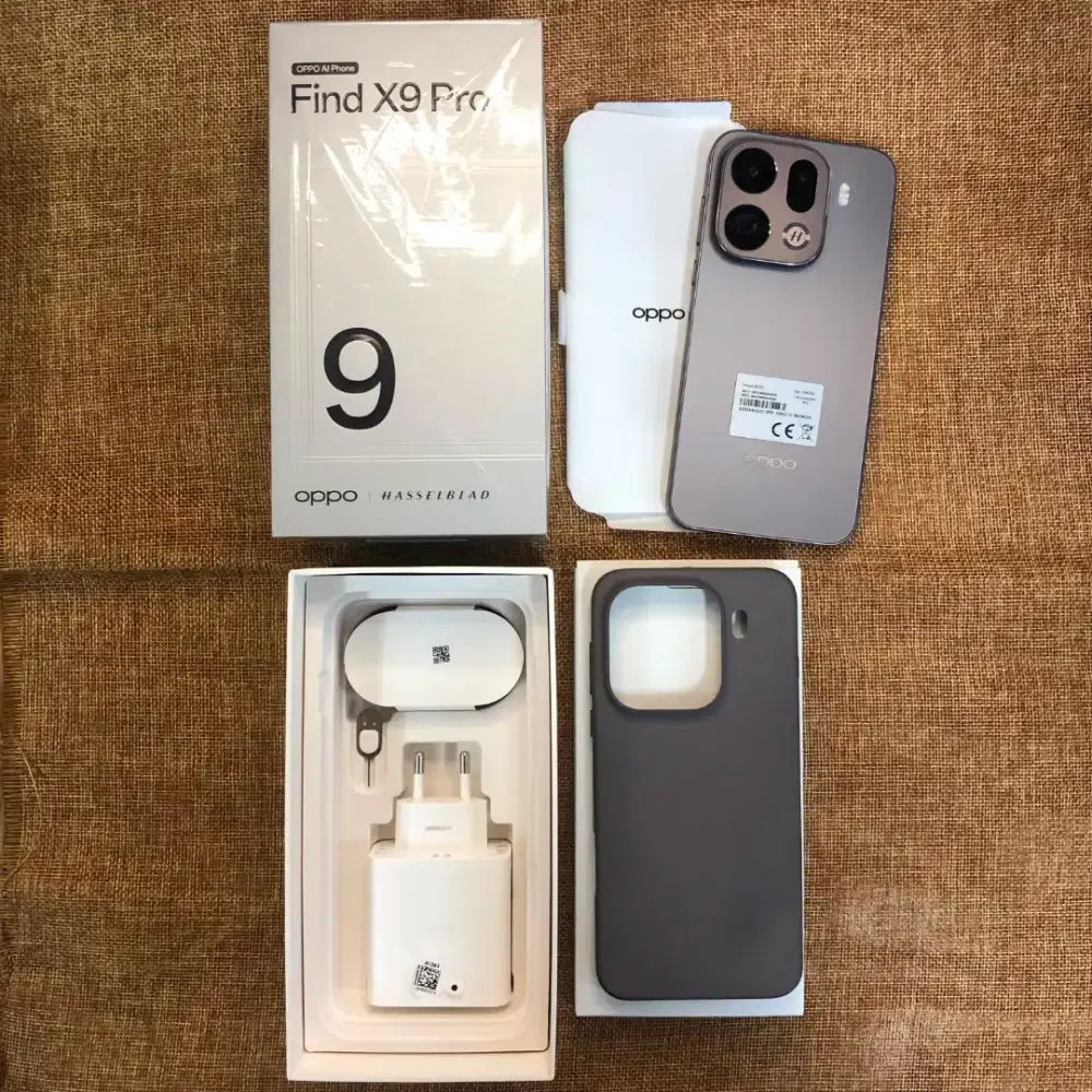 Oppo Find X9 Pro 5G 16/512GB Titanium Charcoal Garansi Resmi