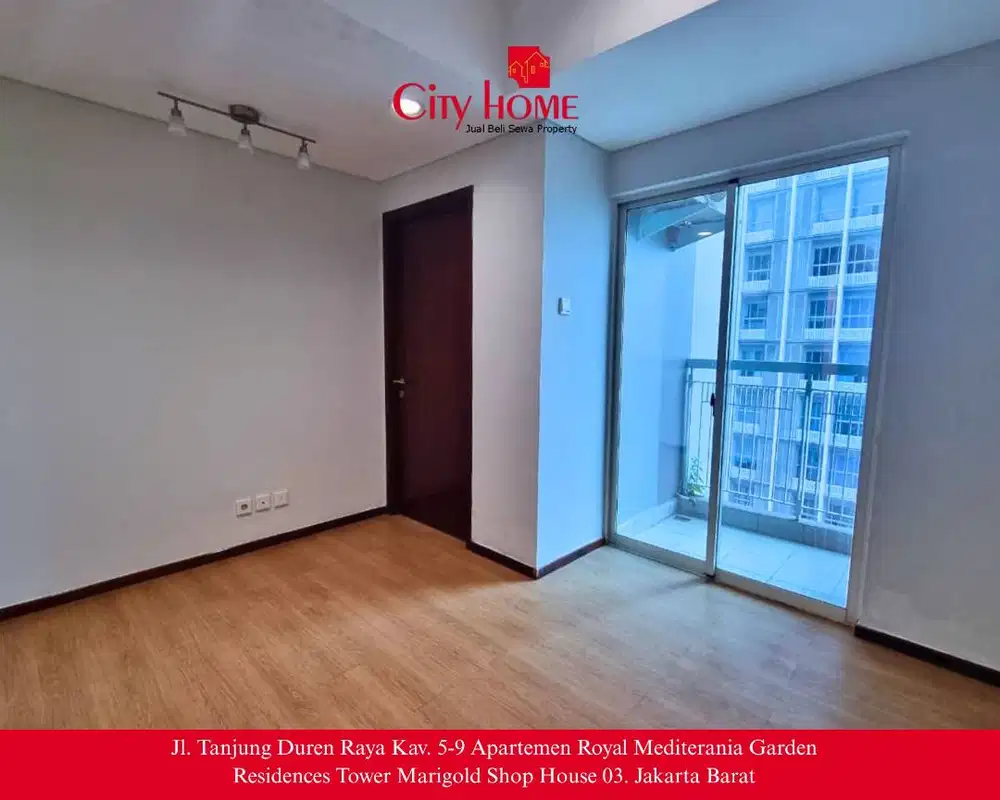 Disewakan Murah Apartemen 1 Kamar Kosongan di Royal Mediterania Garden