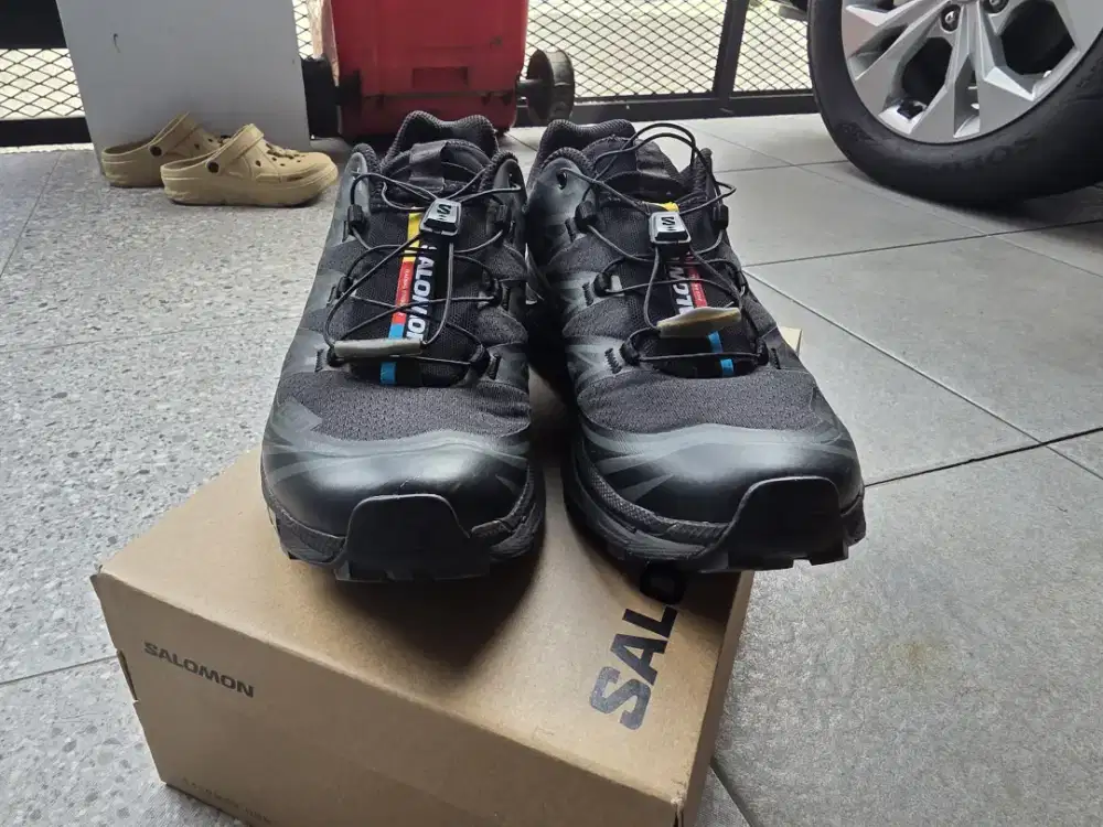 Sepatu Salomon Original XT-6 Black Phantom ukuran 42