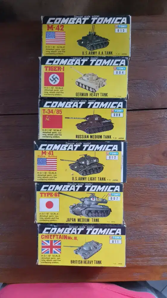 Dijual, #WTS Die cast Combat Tomica WW2 Tank