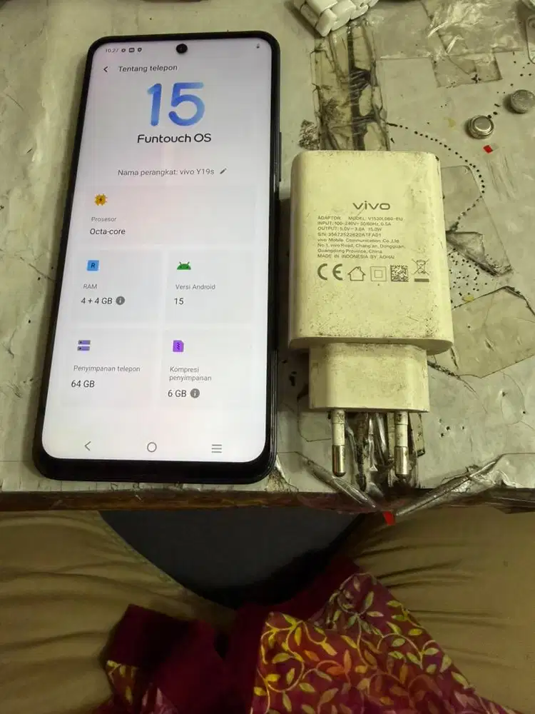 Vivo Y19S 4/64 resmi msih bgus orian lecet2 aj gk mlus bs Tt