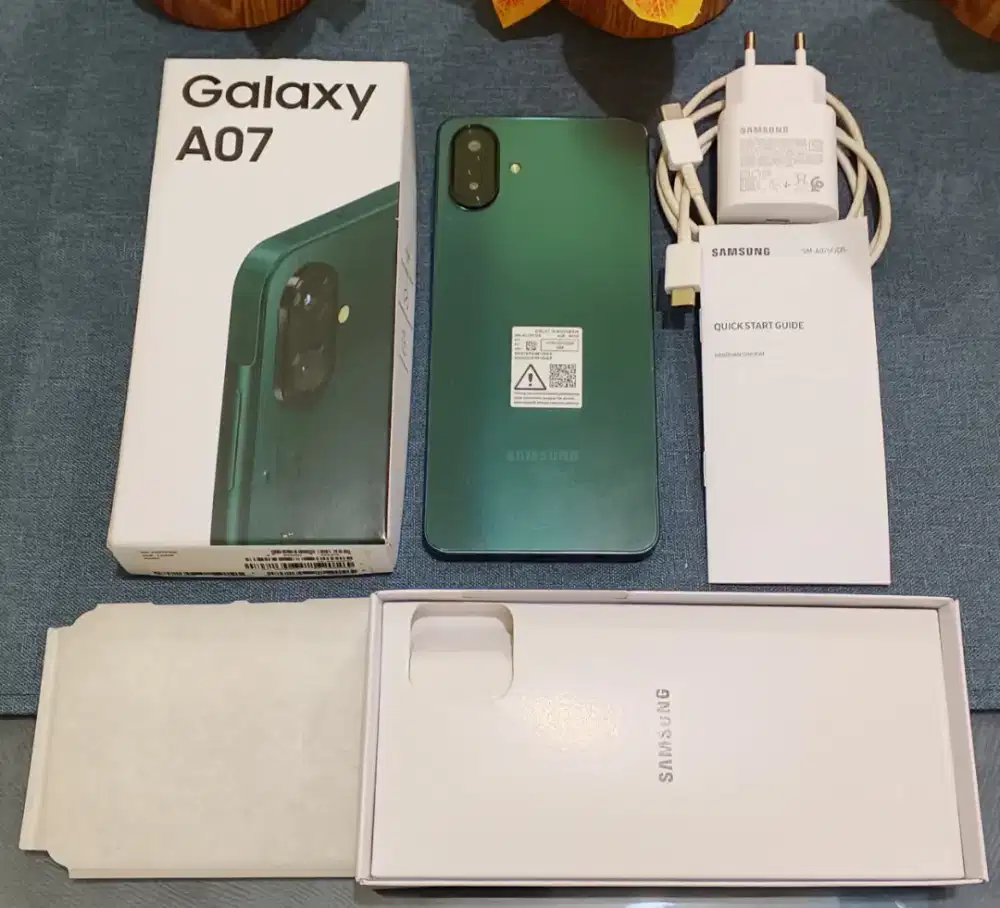 Samsung Galaxy A07 4/64 Green Fullset ORI Resmi SEIN 30 April 2027