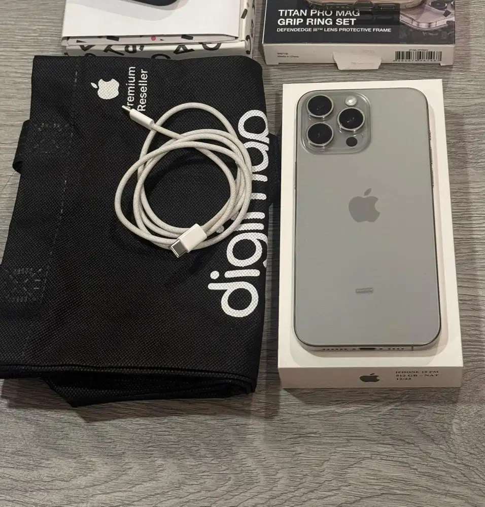 iPhone 15 Pro Max 512 GB Natural Titanium Garansi Resmi Digimap