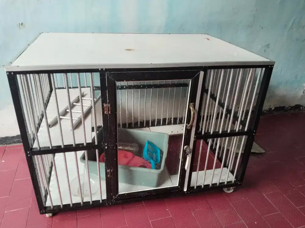 Kandang kucing aluminium