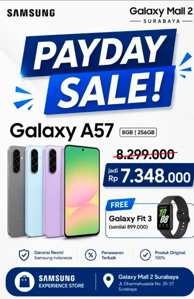 Cara mudah dapat samsung a57 cukup ktp saja