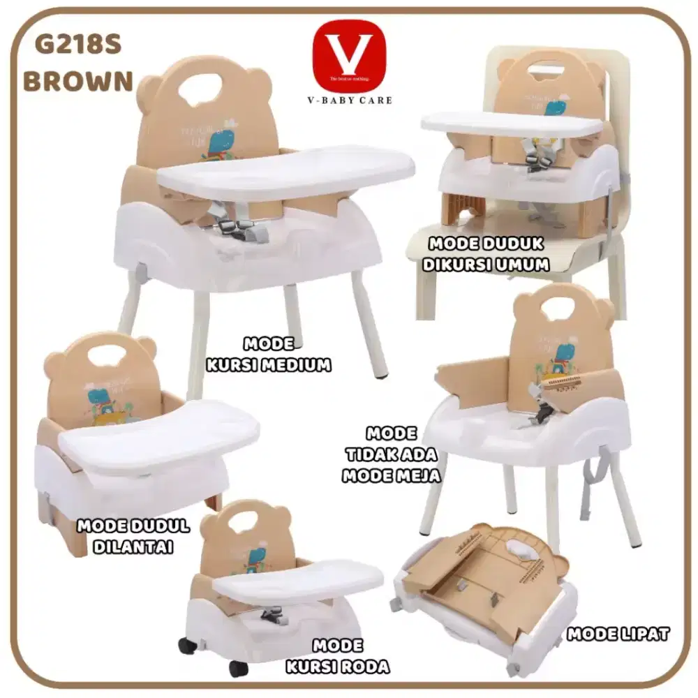 V baby chair kursi multifungsi