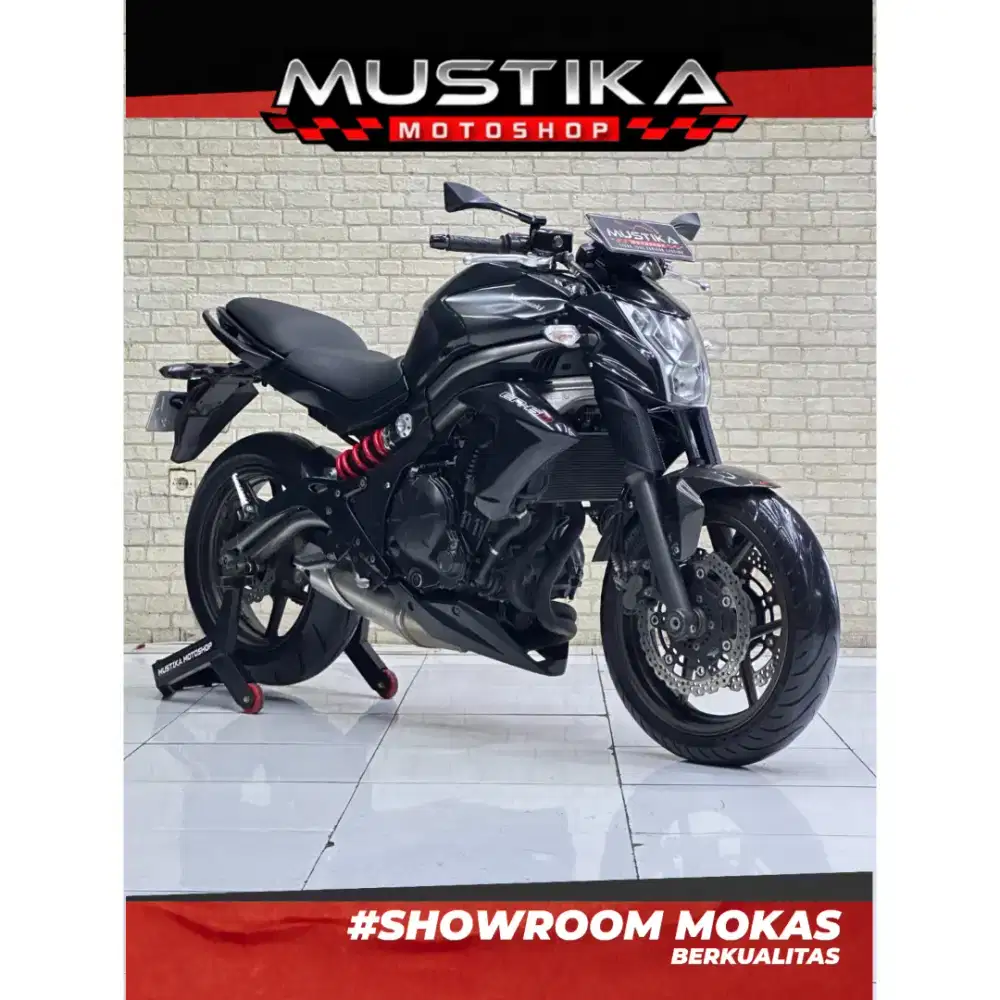 Perfect Condition!!Kawasaki ER6N 2012 Black Plat Jatim Mulus--Mustika