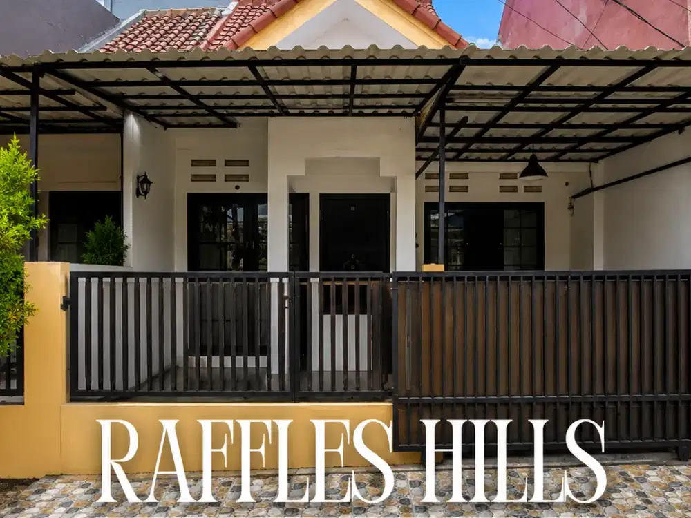 dijual rumah di rafles hills Cibubur