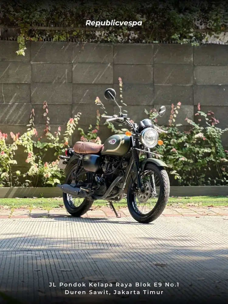 KAWASAKI W175 Special Edition Tahun 2019 Warna Metallic Matte Covert