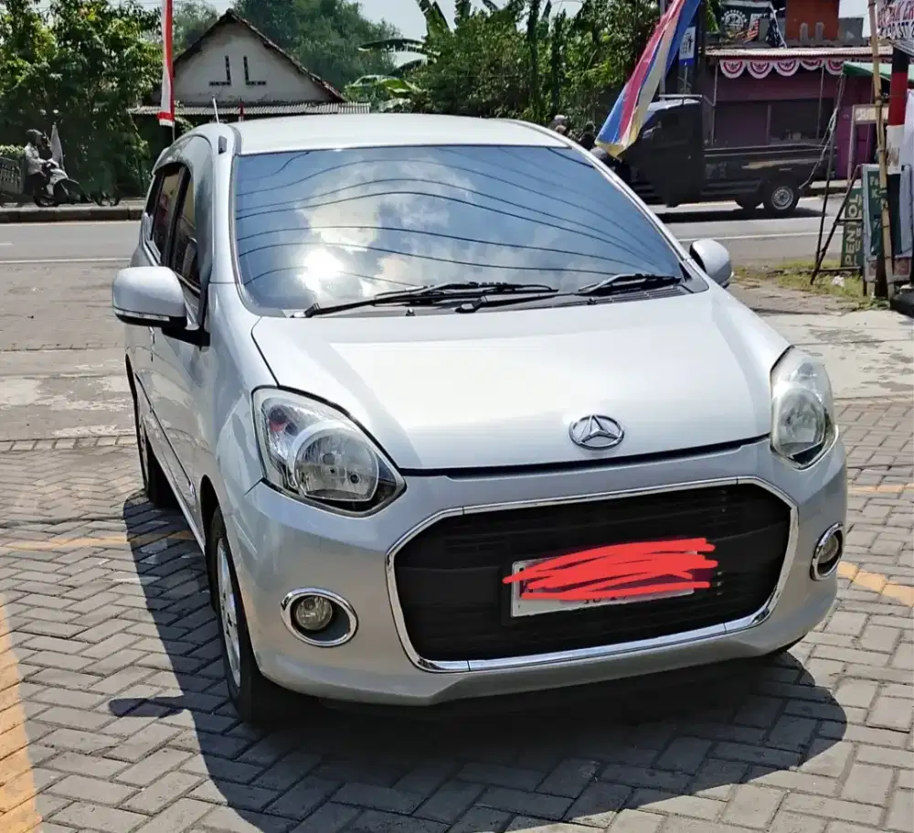 Daihatsu Ayla X AT 2013 Plat W Pajak 2029 Siap Pakai