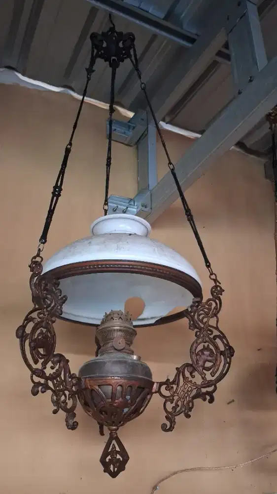 Lampu katrol ornamen kepala kuda kap ori