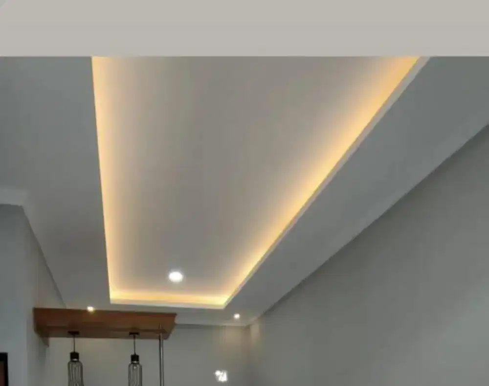 Plafon gypsum dan pvc