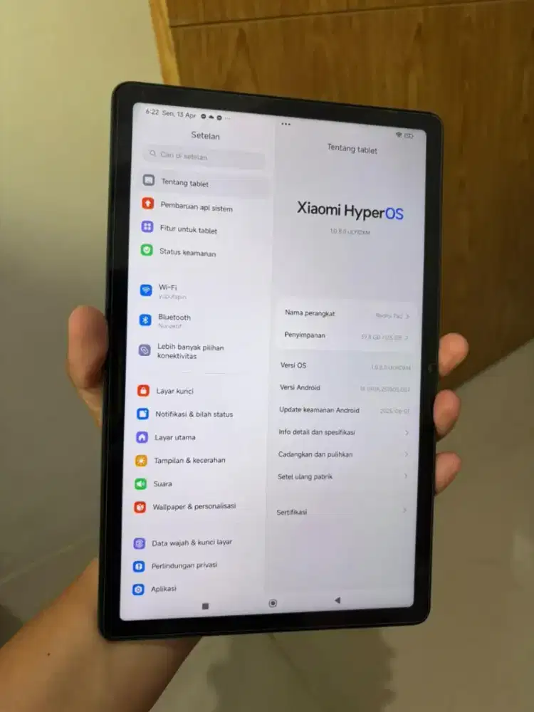 Redmi pad 6/128gb mulus nominus
