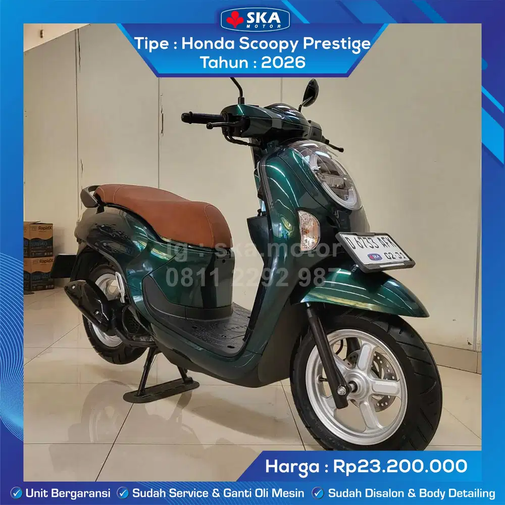 Honda Scoopy Prestige Tahun 2026