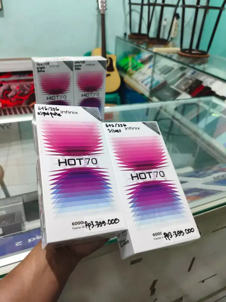 INFINIX HOT 70 6/256 NEW SEGEL PROMO TERMURAH