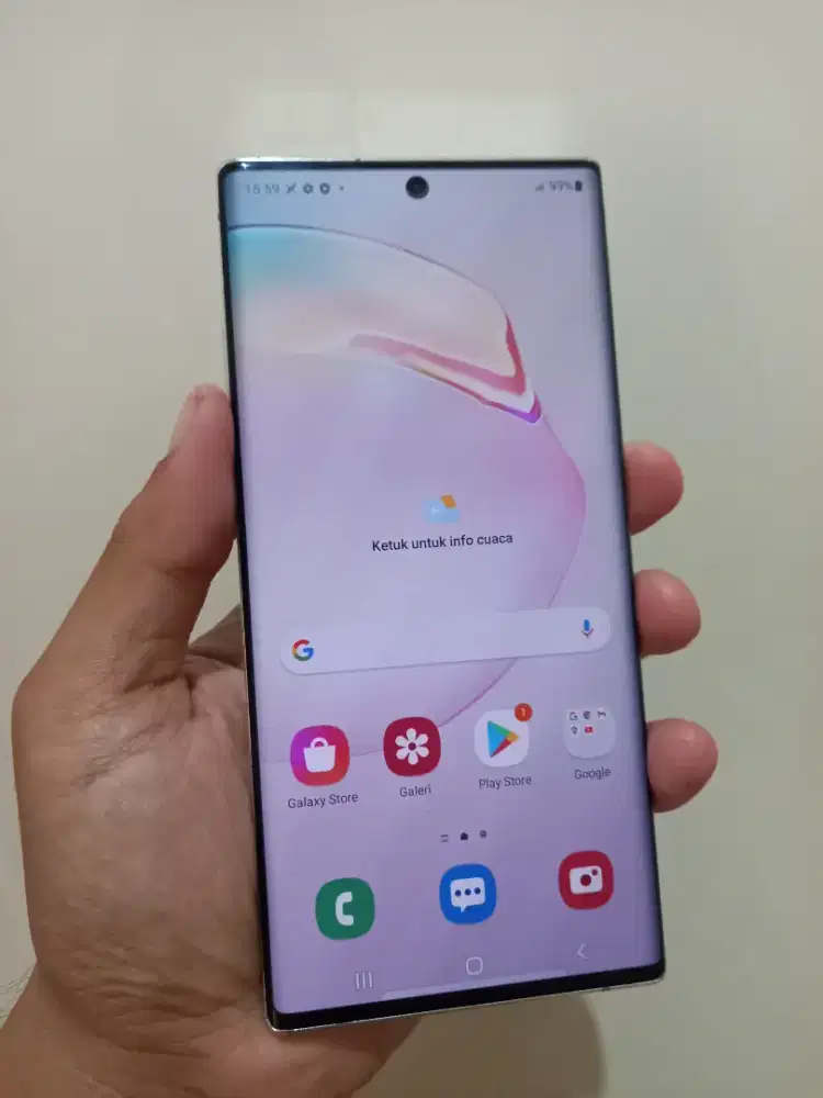 Samsung Galaxy Note 10+ Plus Ram 12/256Gb Fullset normal ex sein