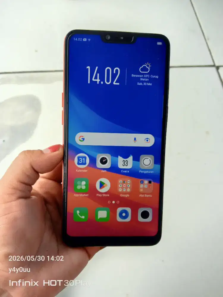 Oppo A3s ram 6/128 kondisi normal tidak ada minus bisa cek dlu