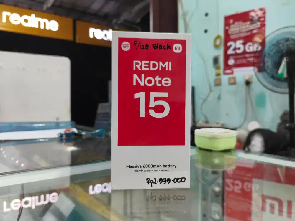 REDMI NOTE 15 4G 8/256 NEW SEGEL PROMO TERMURAH