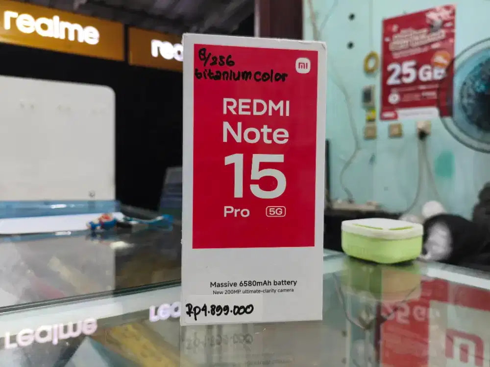 REDMI NOTE 15 PRO 5G 8/256 NEW SEGEL PROMO TERMURAH