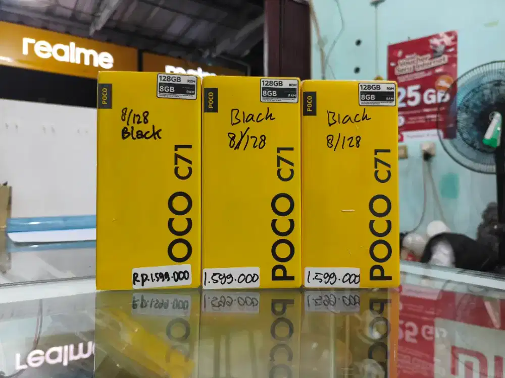 POCO C71 4/128 NEW SEGEL PROMO TERMURAH