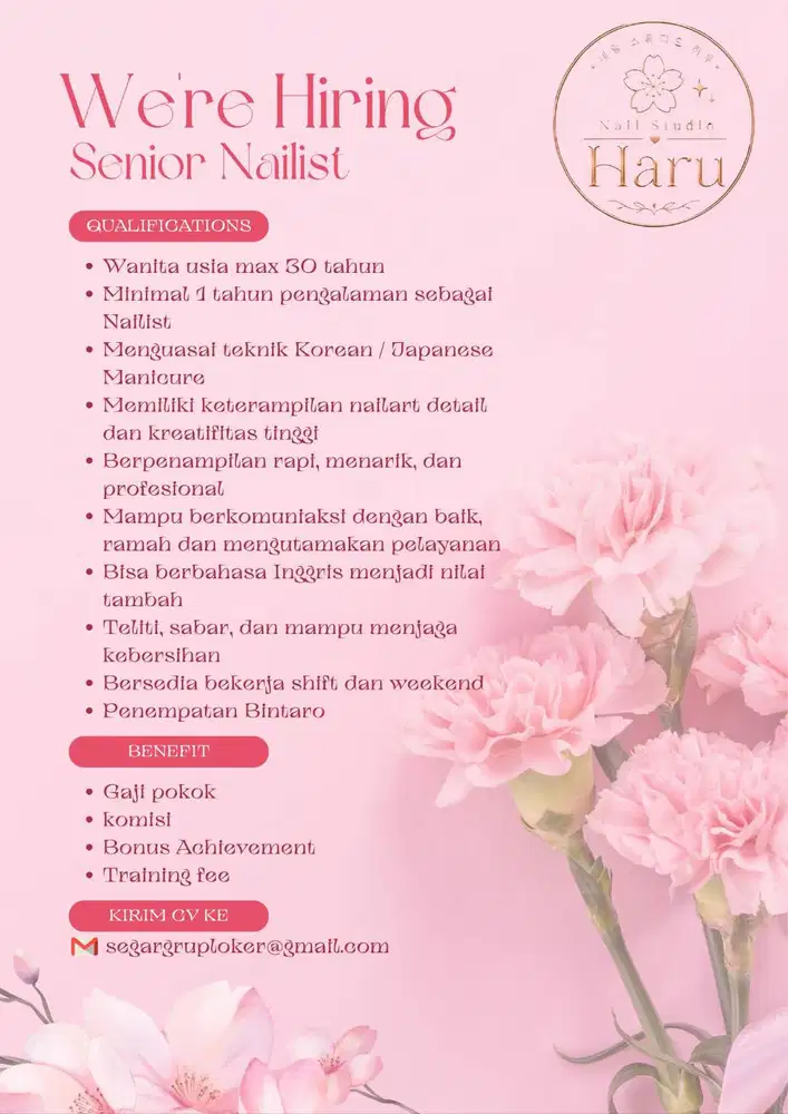 Senior Nailist Bintaro