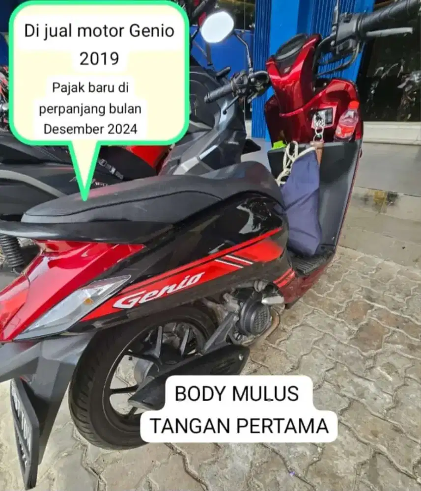 Genio 2019 body dan mesin mulus.pajak hidup