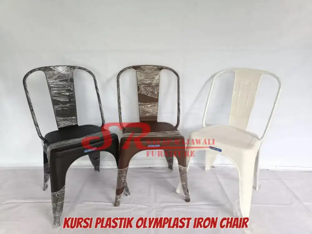 Kursi santai oly iron chair brown murah area jogja (RK)
