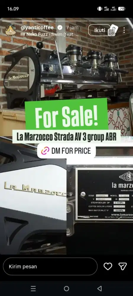 MESIN KOPI LA MARZOCCO