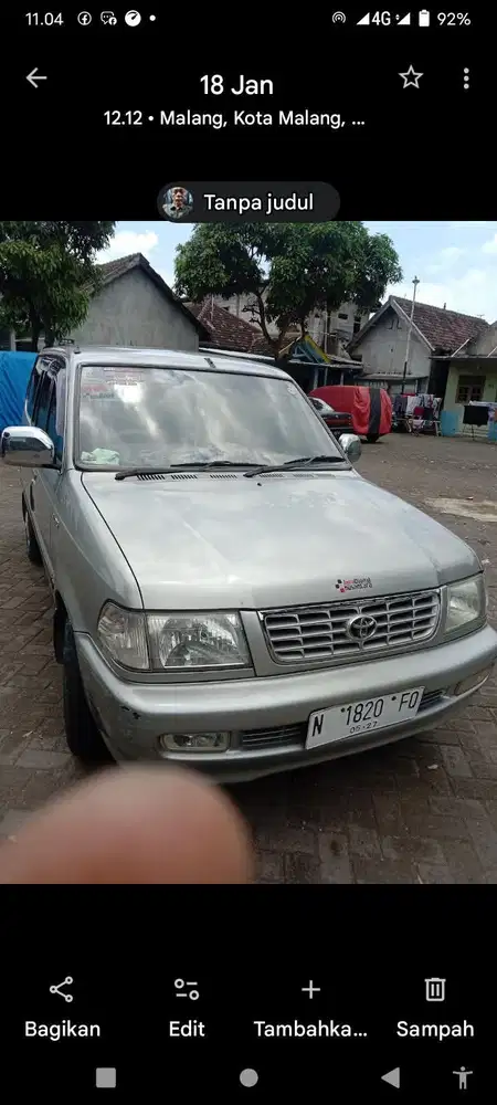 Toyota Kijang 2002 Bensin