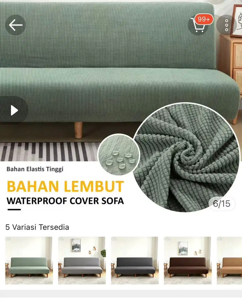 cover sofa bed murah