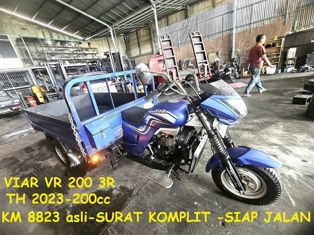 Viar Roda 3 - 200 cc-Type VR 200 3 R Tahun 2023,Kilometer asli 8823