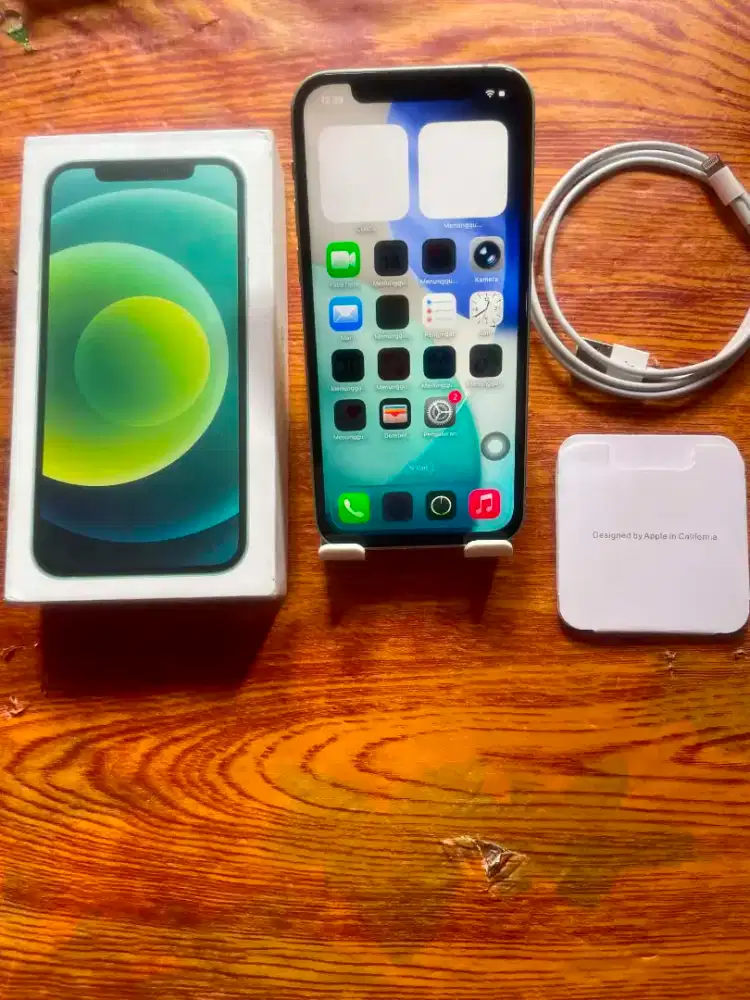 Iphone 12 128gb beacukai fullset mulus bisa tkr tmbh android