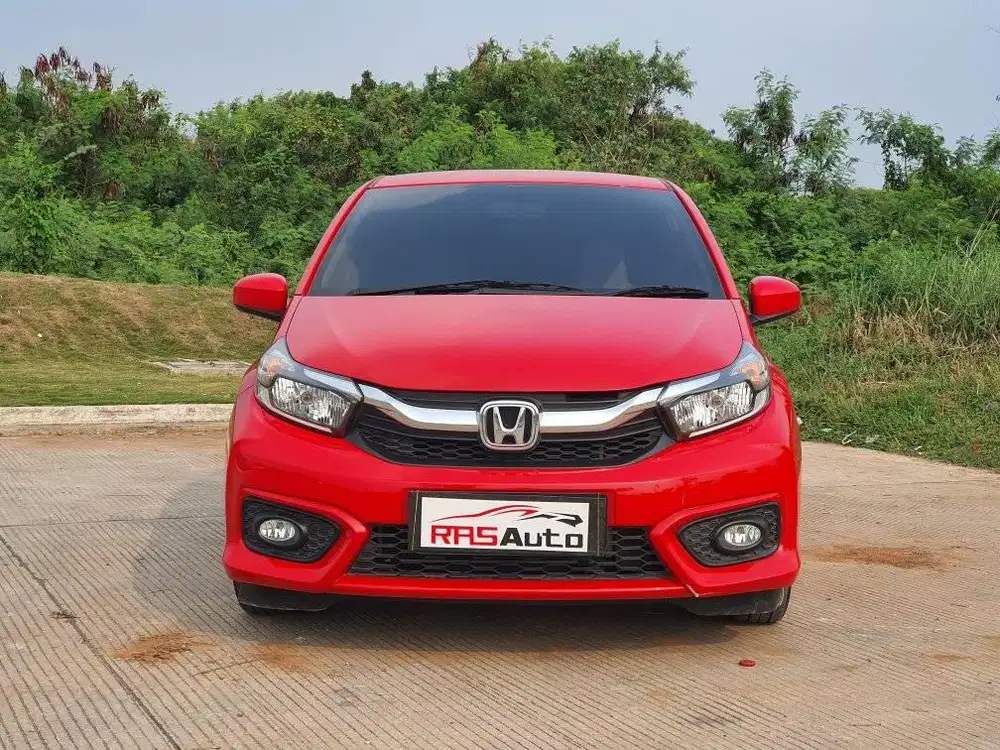 KM 7 Ribuan  Honda Brio Satya 1.2 E AT 2022 Merah