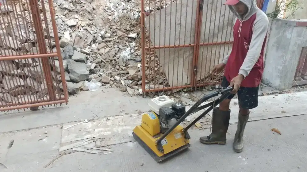 Molen baby roller 2ton jackhammer mesin bobok