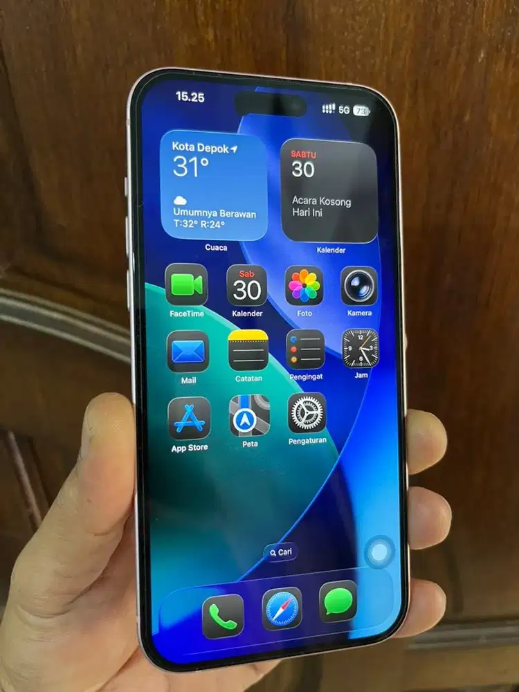 Iphone 15 plus 2signal bh96% isi premium