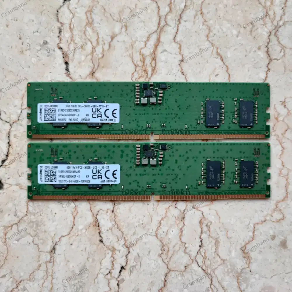 RAM Kingston 16GB (2x8GB) DDR5 UDIMM 5600MT/s