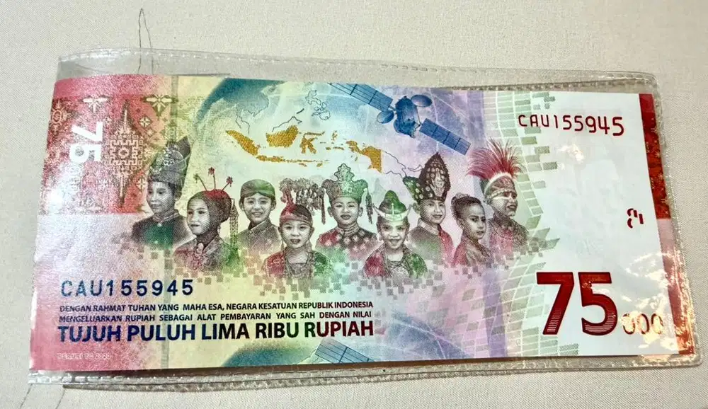 Dijual uang bibit 75 ribuan angka ganjil